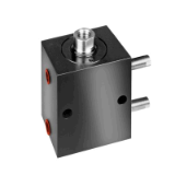locking cylinder with integrated proximity switches block cylinder up to 250 bar - VBZNI250